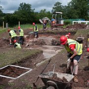 Enlarging the excavation area