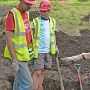 Working in the picnic site area