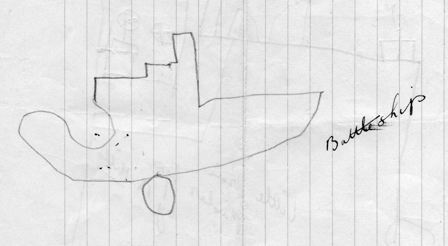 painting of ship