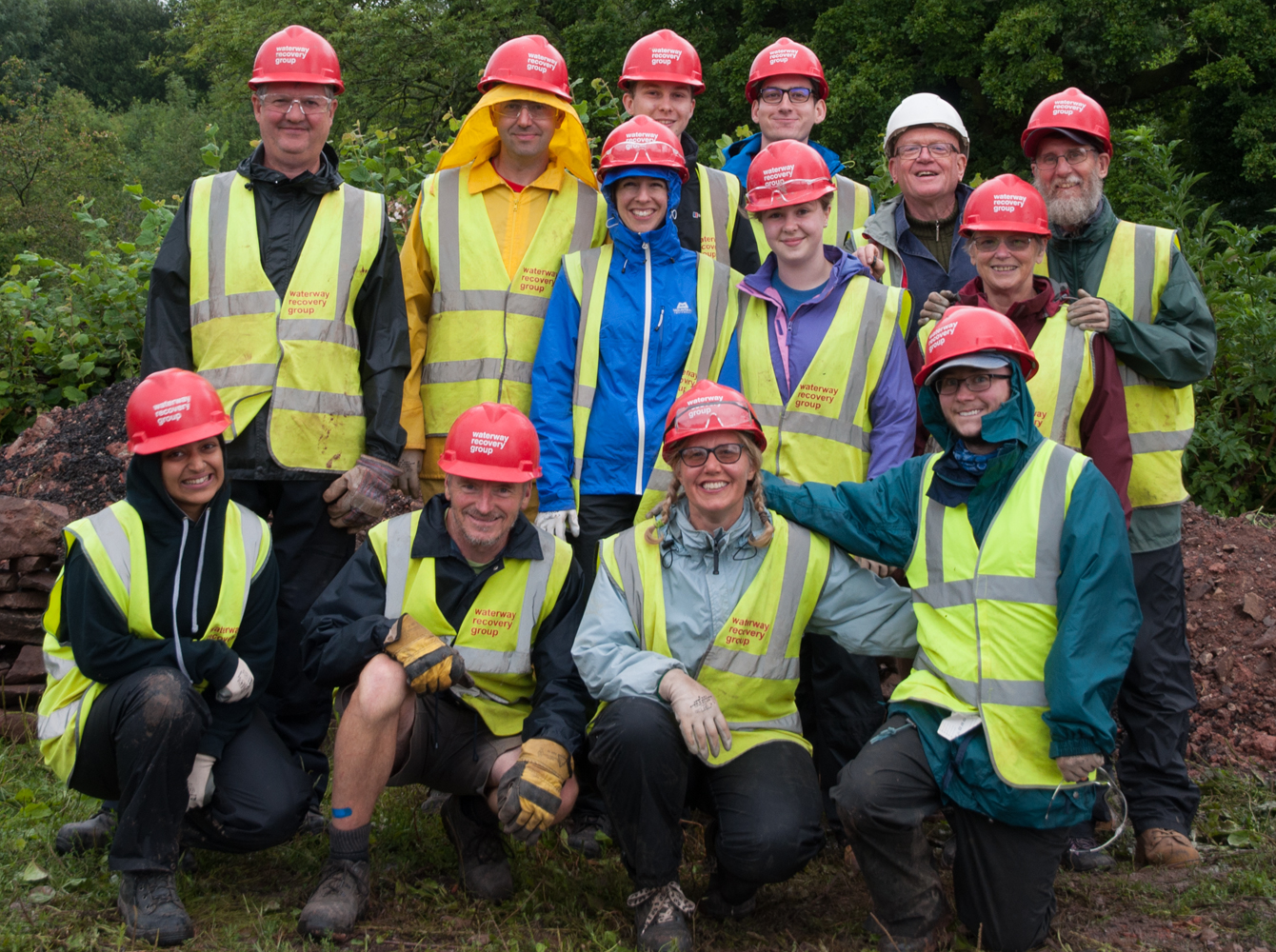 Canal camp volunteers
