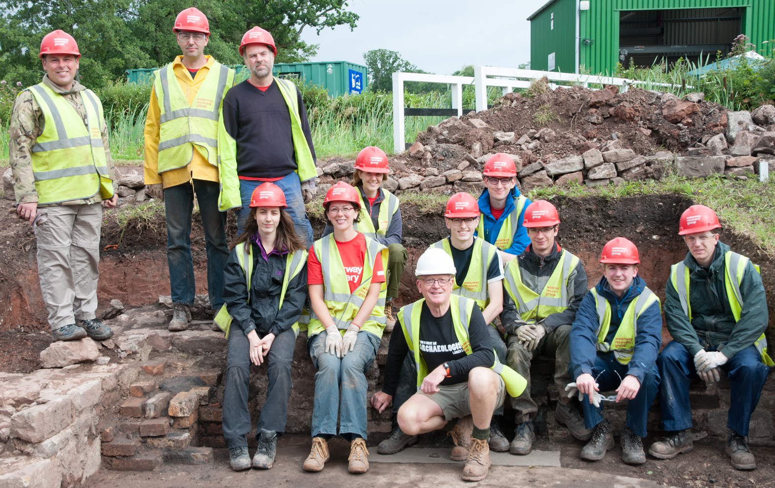 Canal camp volunteers
