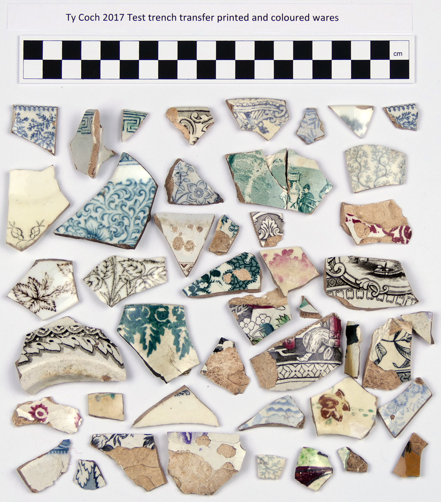 Transfer printed pottery