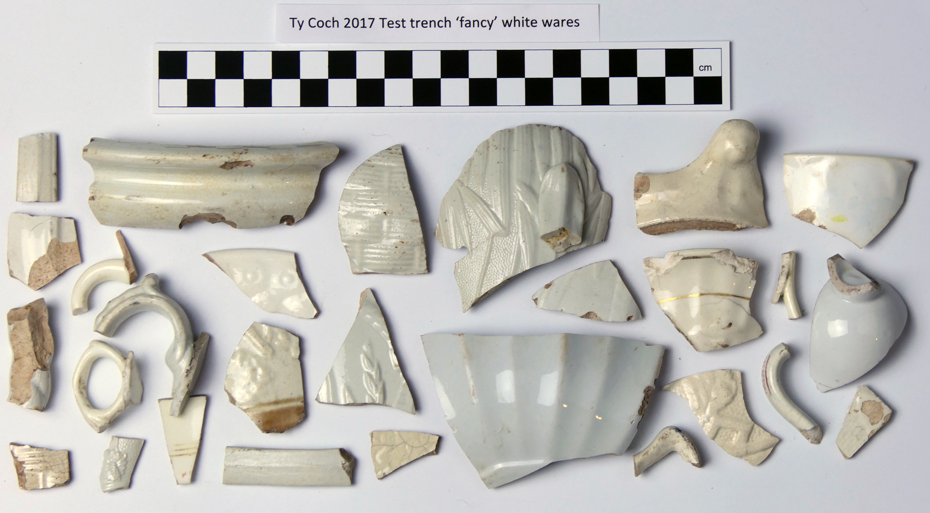 Fancy white ceramics